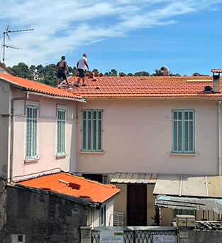 Couvreur  à Antibes dans les Alpes-Maritimes